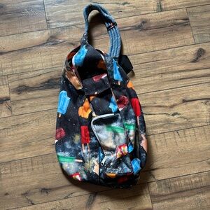 Kavu sling bag with popsicle design.